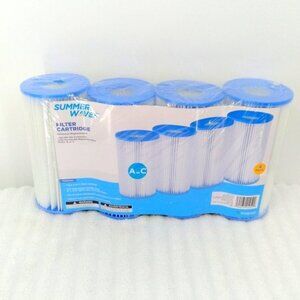 Summer Waves Replacement Pool Filter 4 Pack